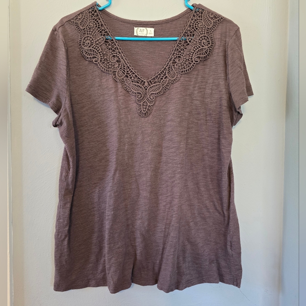 Lace Trim Top